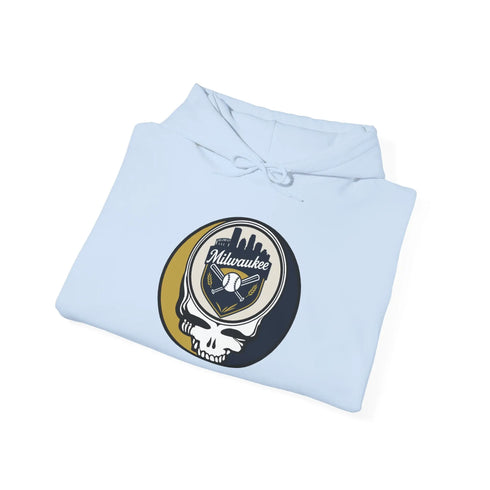 Grateful Dead - Milwaukee Brewers Grateful Dead Unisex Heavy Blend Hoodie - MLB - StealieShop